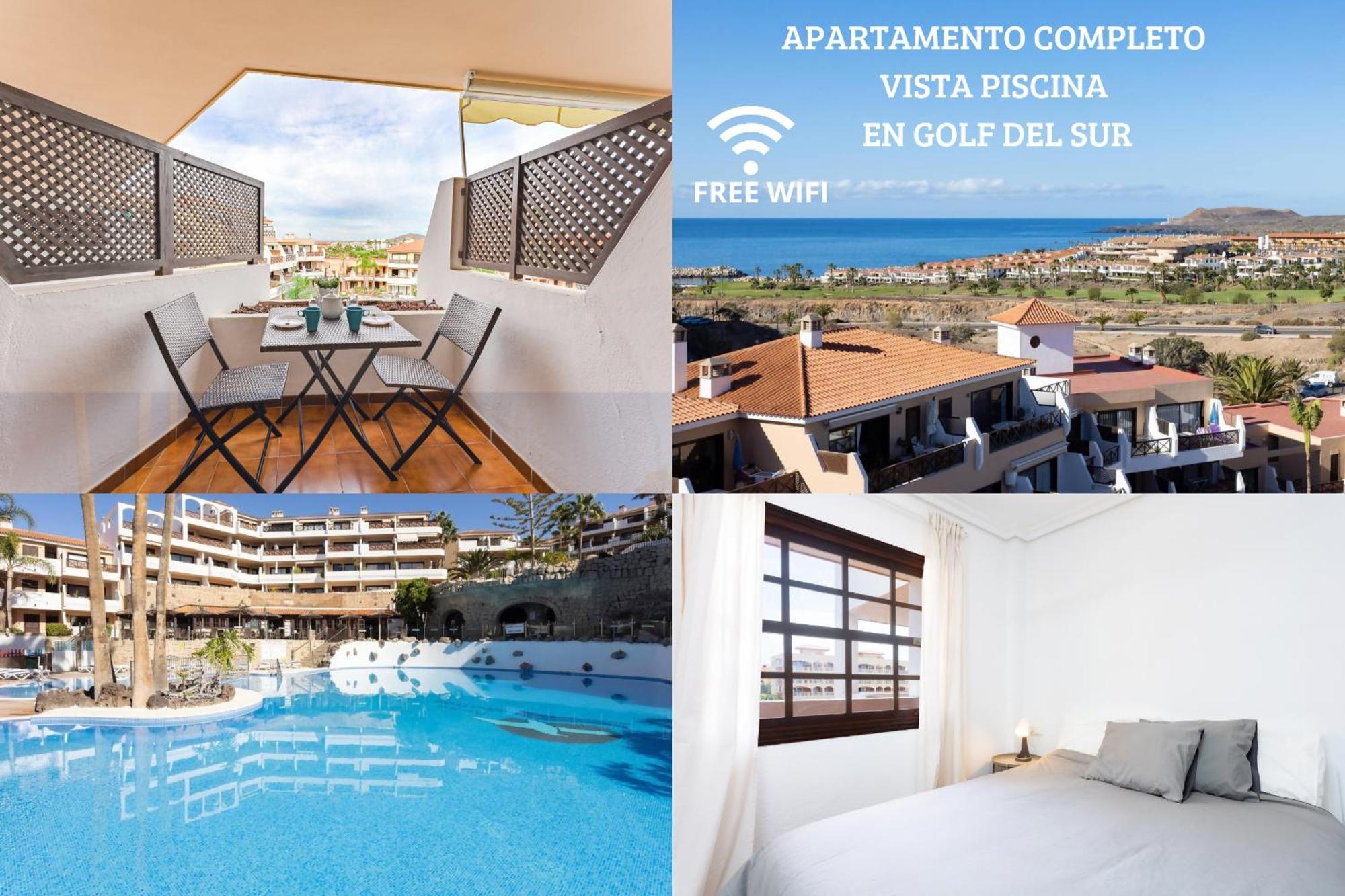 Apartamento Con Piscina Golf Del Sur San Miguel de Abona Eksteriør billede